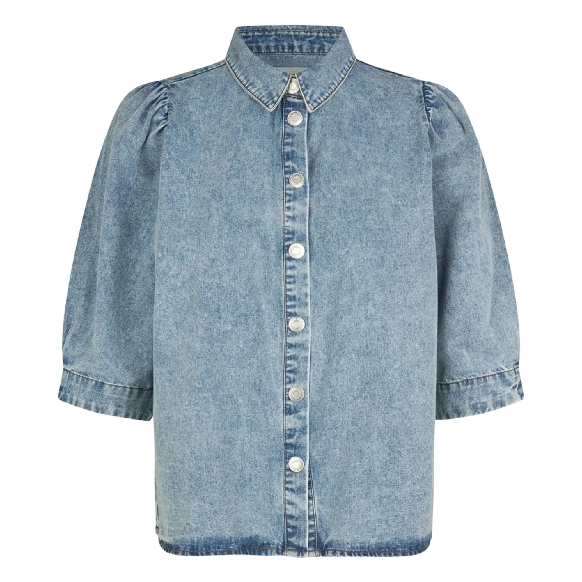 Lollys Laundry - Bono Jeanshemd | Washed Blue