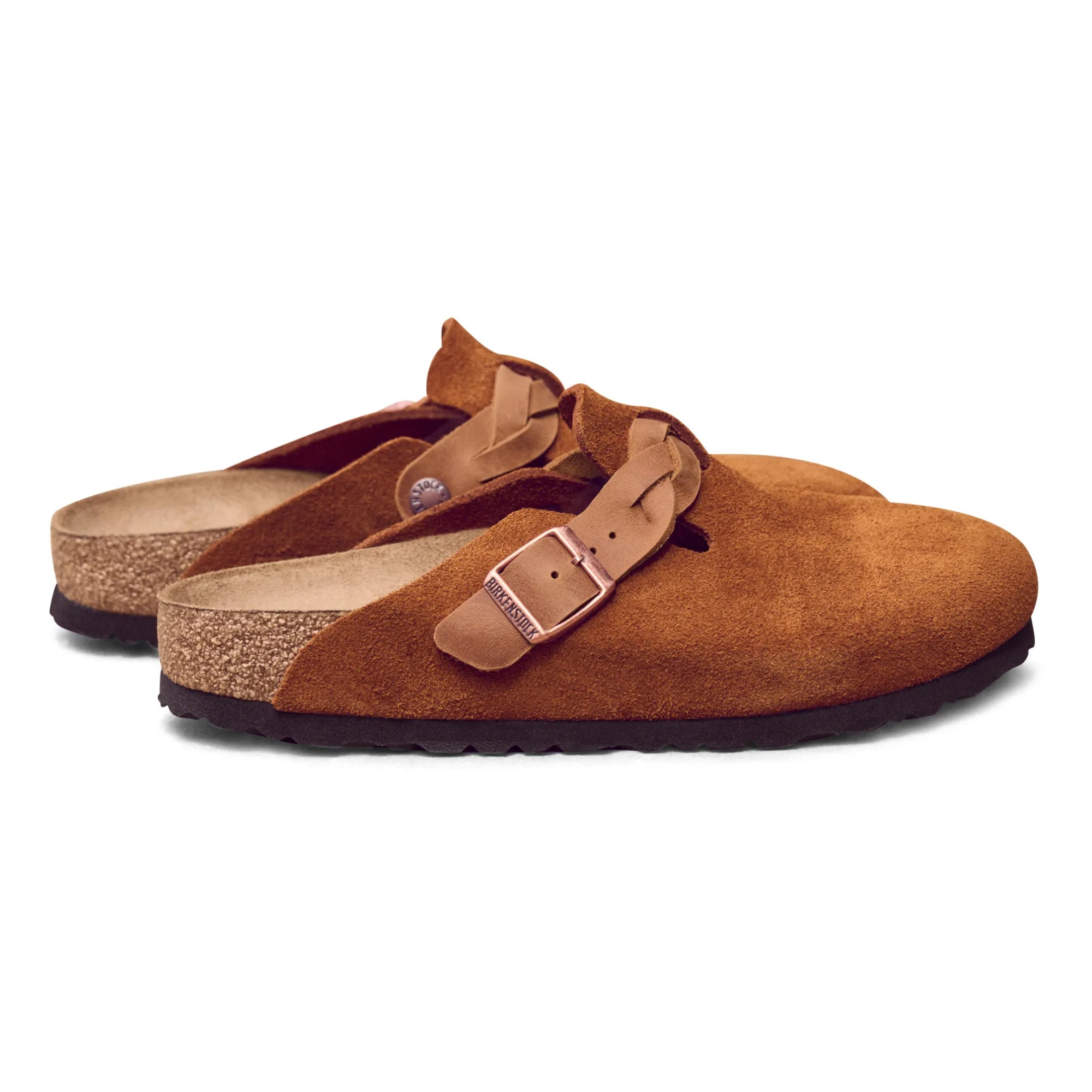 BIRKENSTOCK - Boston Örgü Terlik Dar | Mink