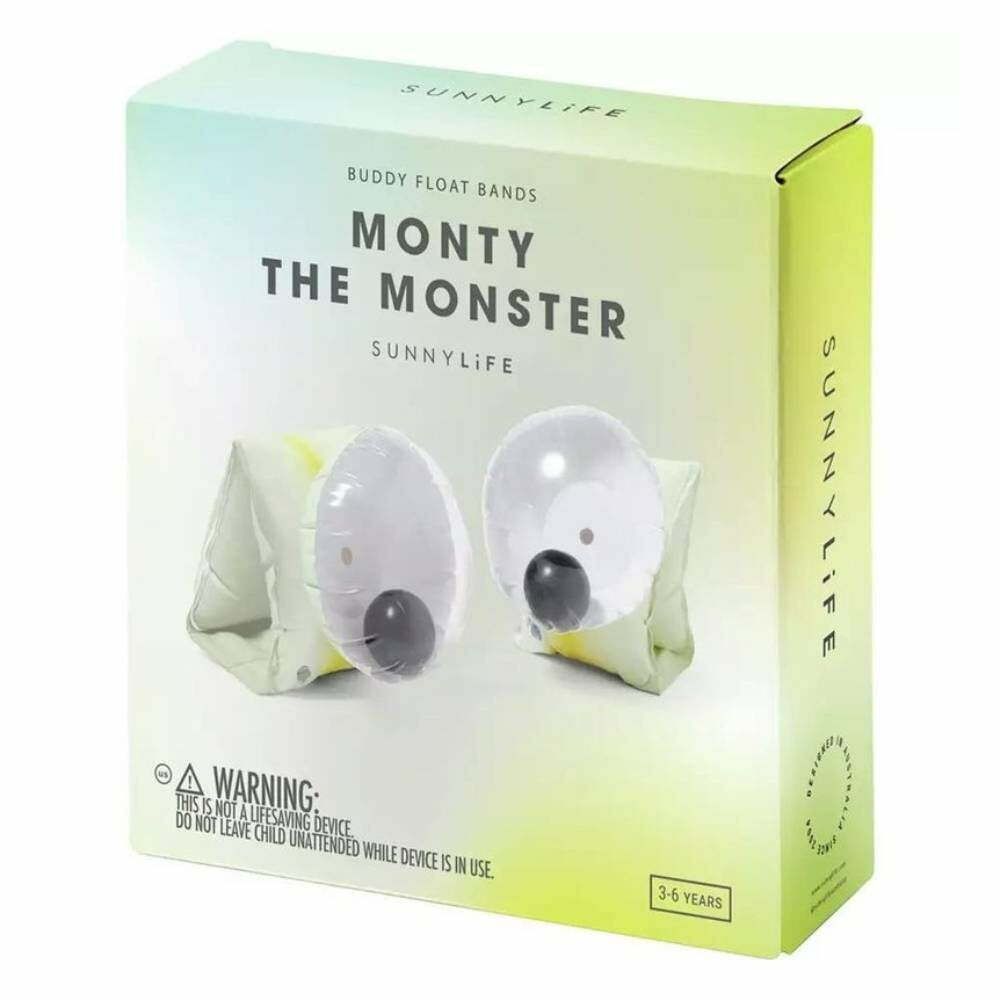 Sunnylife - Canavar Monty Çocuk Yüzme Kolluğu-Dinossi