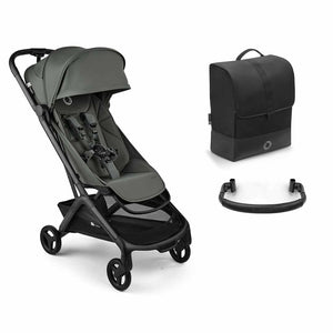Bugaboo Butterfly 2 Complete Compact Stroller - Forest Green-Strollers-Forest Green-With Bumper Bar | Natural Baby Shower