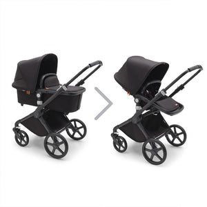 Bugaboo Fox Cub Essential Bundle - Midnight Black-Stroller Bundles-Midnight Black- | Natural Baby Shower