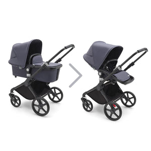 Bugaboo Fox Cub Complete Pushchair - Stormy Blue-Strollers-Stormy Blue- | Natural Baby Shower