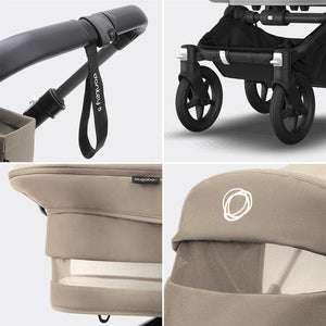 Bugaboo Donkey 5 Mono Complete Pushchair - Desert Taupe-Strollers-Desert Taupe- | Natural Baby Shower