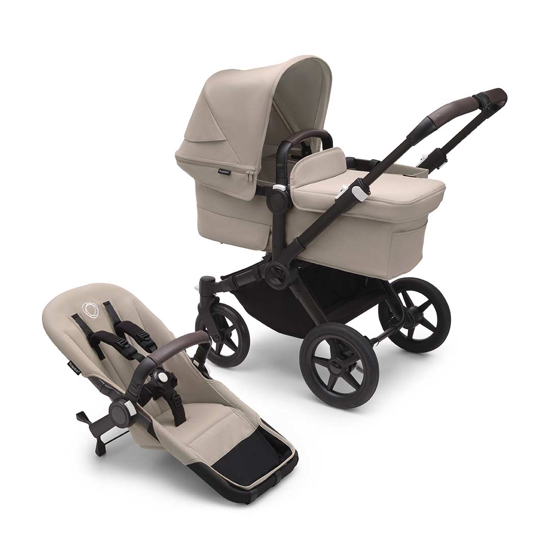 Bugaboo Donkey 5 Mono Ultimate Newborn Bundle-Travel Systems-Desert Taupe- | Natural Baby Shower