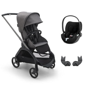 Bugaboo Dragonfly + Cloud T Travel System - Grey Melange-Travel Systems-No Base-No Carrycot | Natural Baby Shower