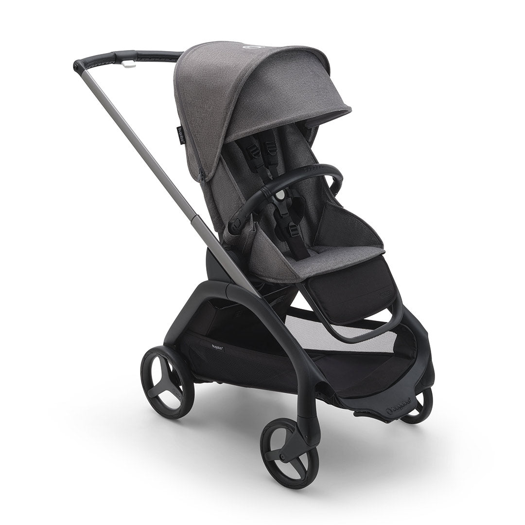 Bugaboo Dragonfly + Cloud T Travel System - Grey Melange-Travel Systems-No Base-No Carrycot | Natural Baby Shower