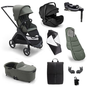 Bugaboo Dragonfly Ultimate + Otter Travel System-Travel Systems-Desert Taupe- | Natural Baby Shower