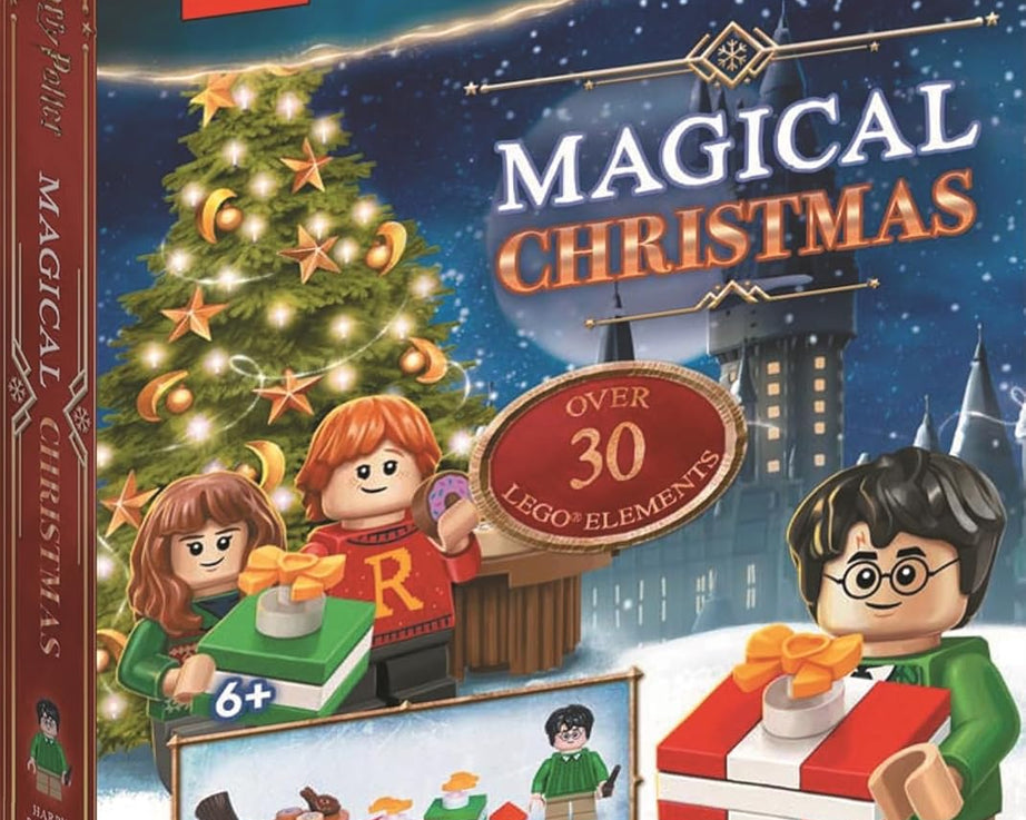 Buster Books - Lego Harry Potter Büyülü Noel Figür Oyuncaklı İngilizce Aktivite ve Hikaye Kitabı