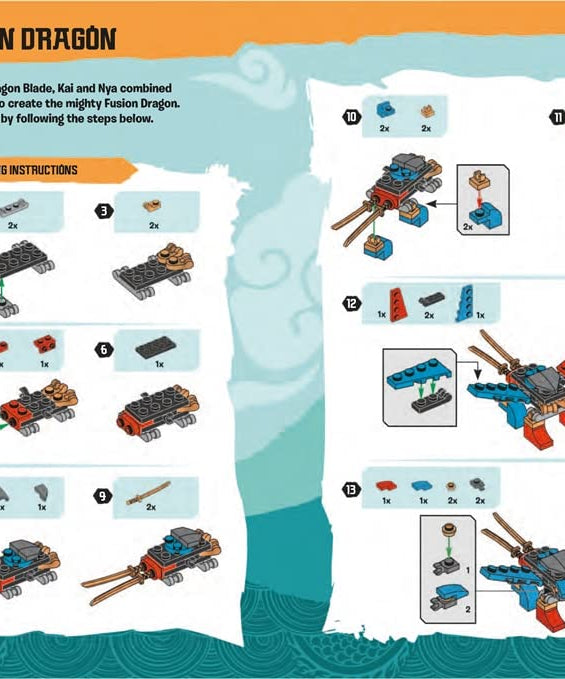 बस्टर बुक्स - लेगो निंजागो आकृति खिलौना के साथ अंग्रेज़ी गतिविधि और कहानी पुस्तक