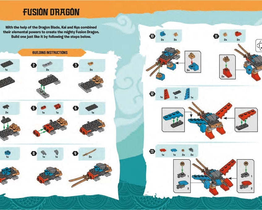 Buster Books - Lego Ninjago Figür Oyuncaklı İngilizce Aktivite ve Hikaye Kitabı