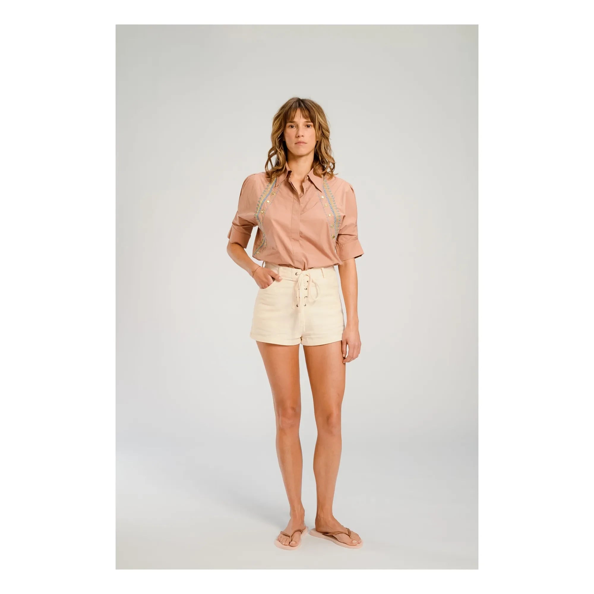 Virginie de Vinster - Los Angeles bluz | Terracotta