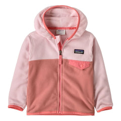 Patagonia - Micro D Snap-T Recycelte Fleece-Babyjacke | Rosa