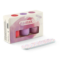 Namaki - 3 adet soyulabilir oje seti | Pembe