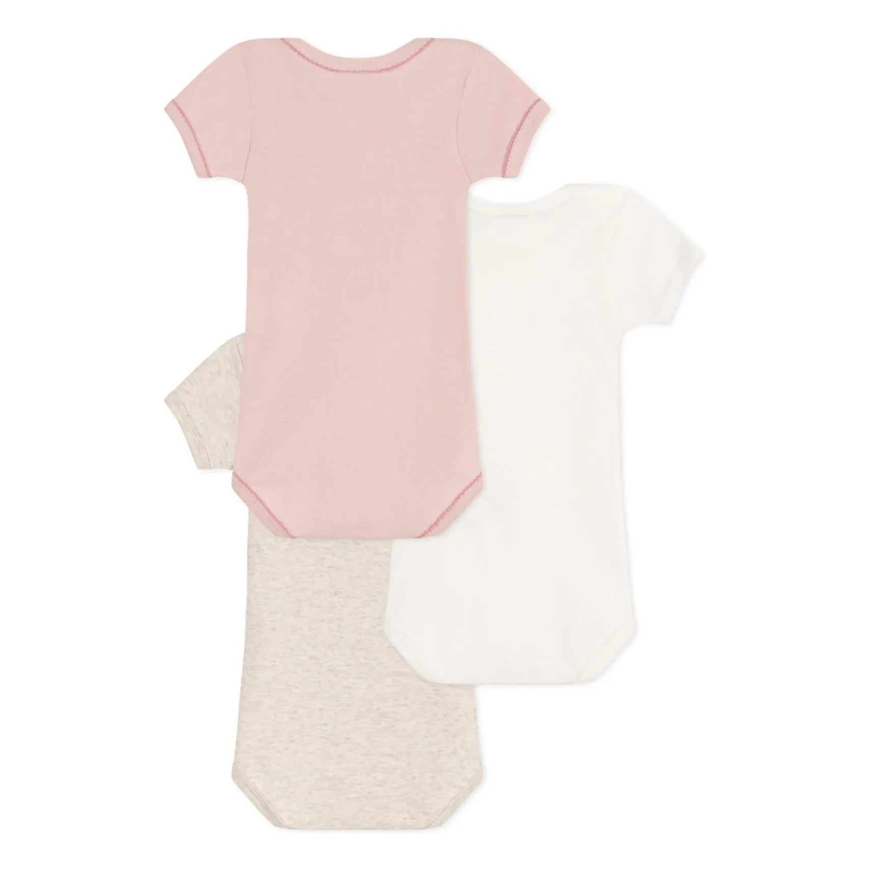 Petit Bateau - 3'lü Body Seti | Pembe