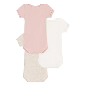 Petit Bateau - 3'lü Body Seti | Pembe