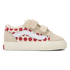 Vans - Scratch Sneakers Old V Skool Fleuries | Bej