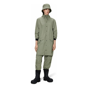Rains – Langer Mantel W3 | Hellkhaki