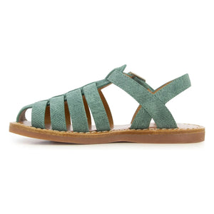 Pom d'Api - Sandalet Beach-Stitch Dad | Nane Yeşili