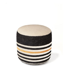 Nanimarquina - Kilim 2 Pouf | Schwarz