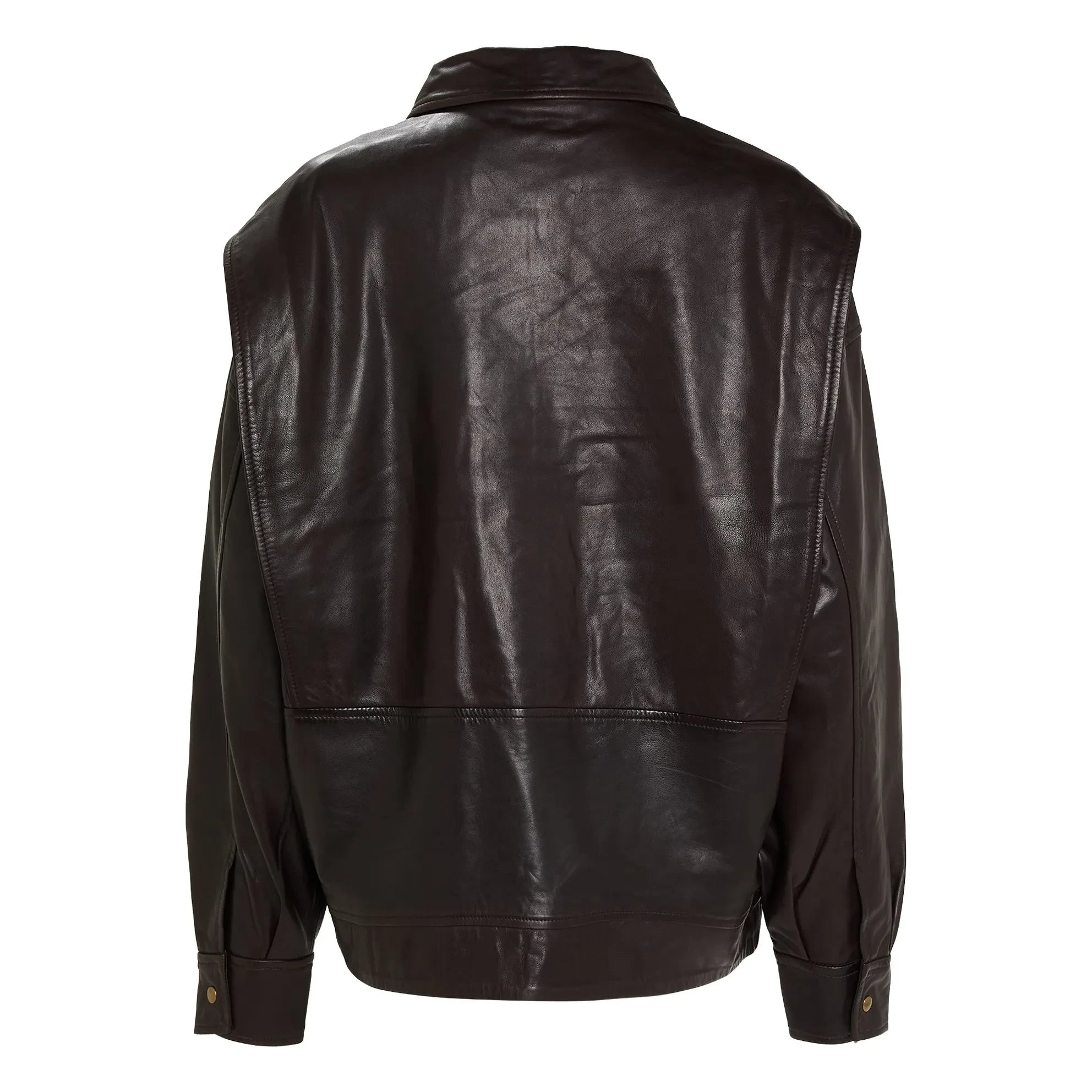 BELLEPIECE - Edgar Lederjacke | Braun