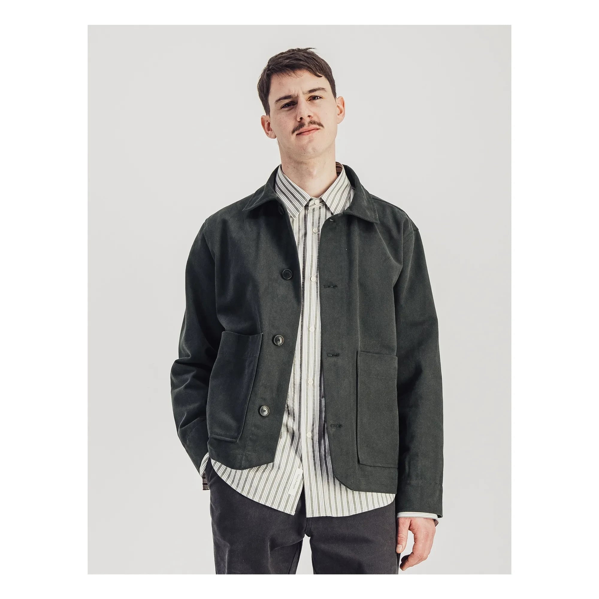 Parages - Dubliner Twill Ceket | Haki