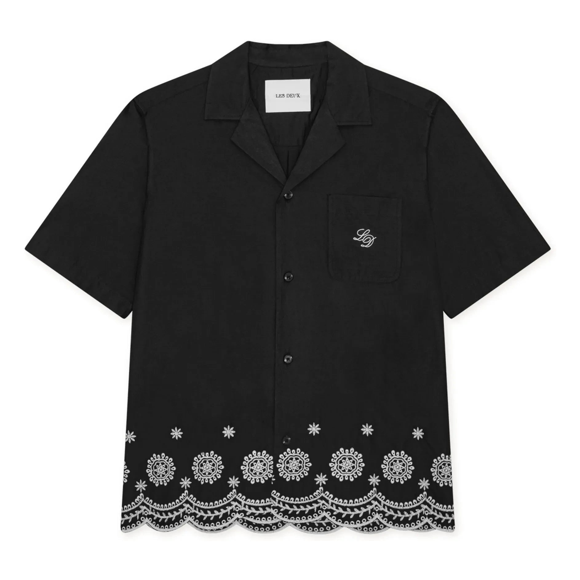 Les Deux - Chemise Border | Siyah
