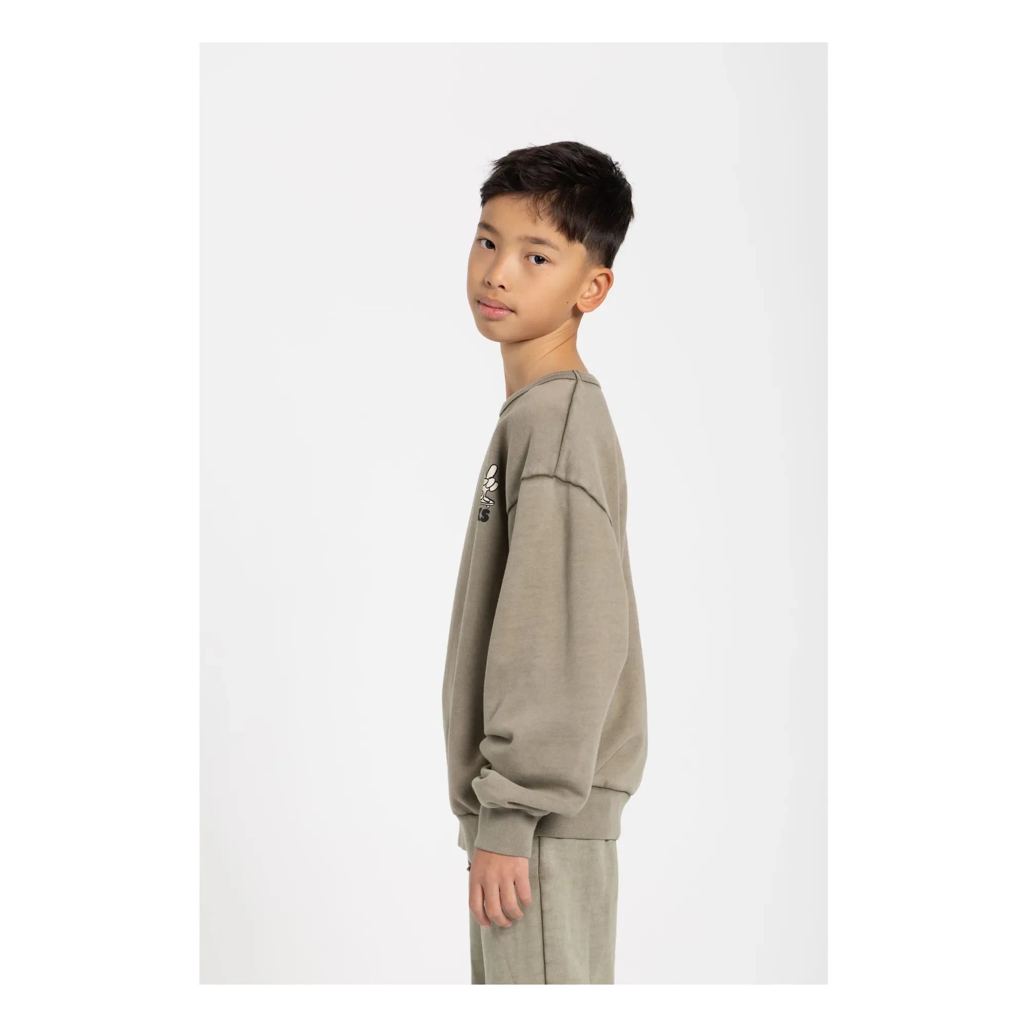Hundred Pieces - Ryde Sweatshirt aus Bio-Baumwolle | Khaki
