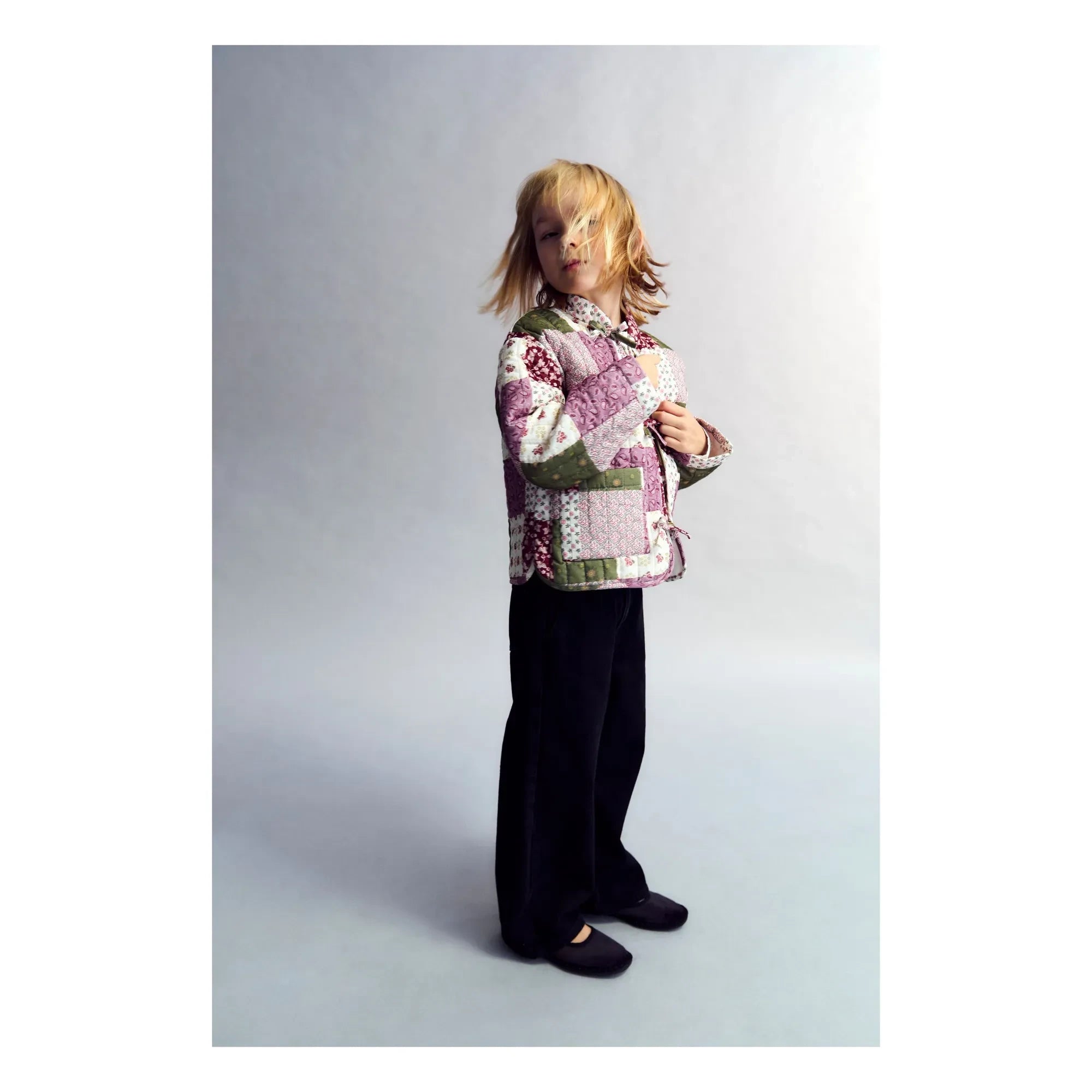 the new society - Melba Patchwork Ceket | Pembe