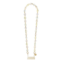 LaCoqueFrançaise - Cassy Holographic 100 cm Long Chain | Transparent
