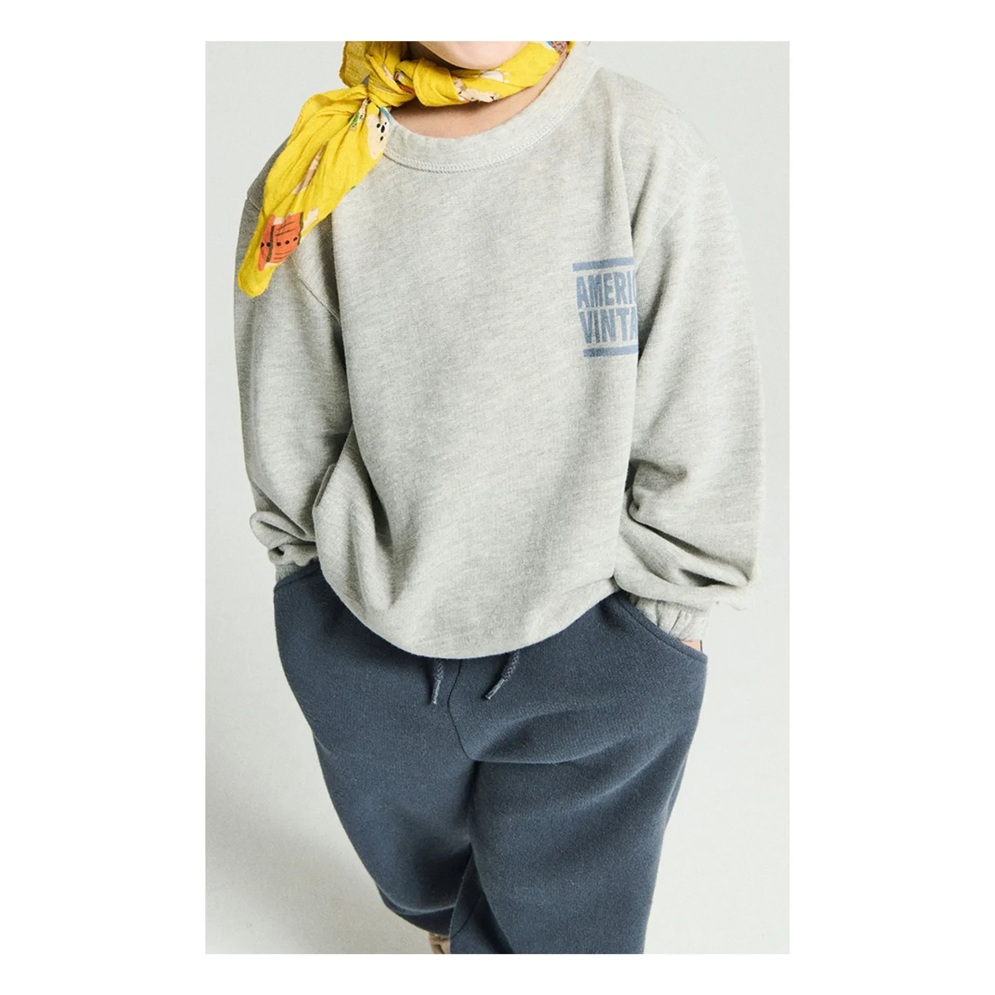 American Vintage - Zofbay sweatshirt | Kırçıllı gri