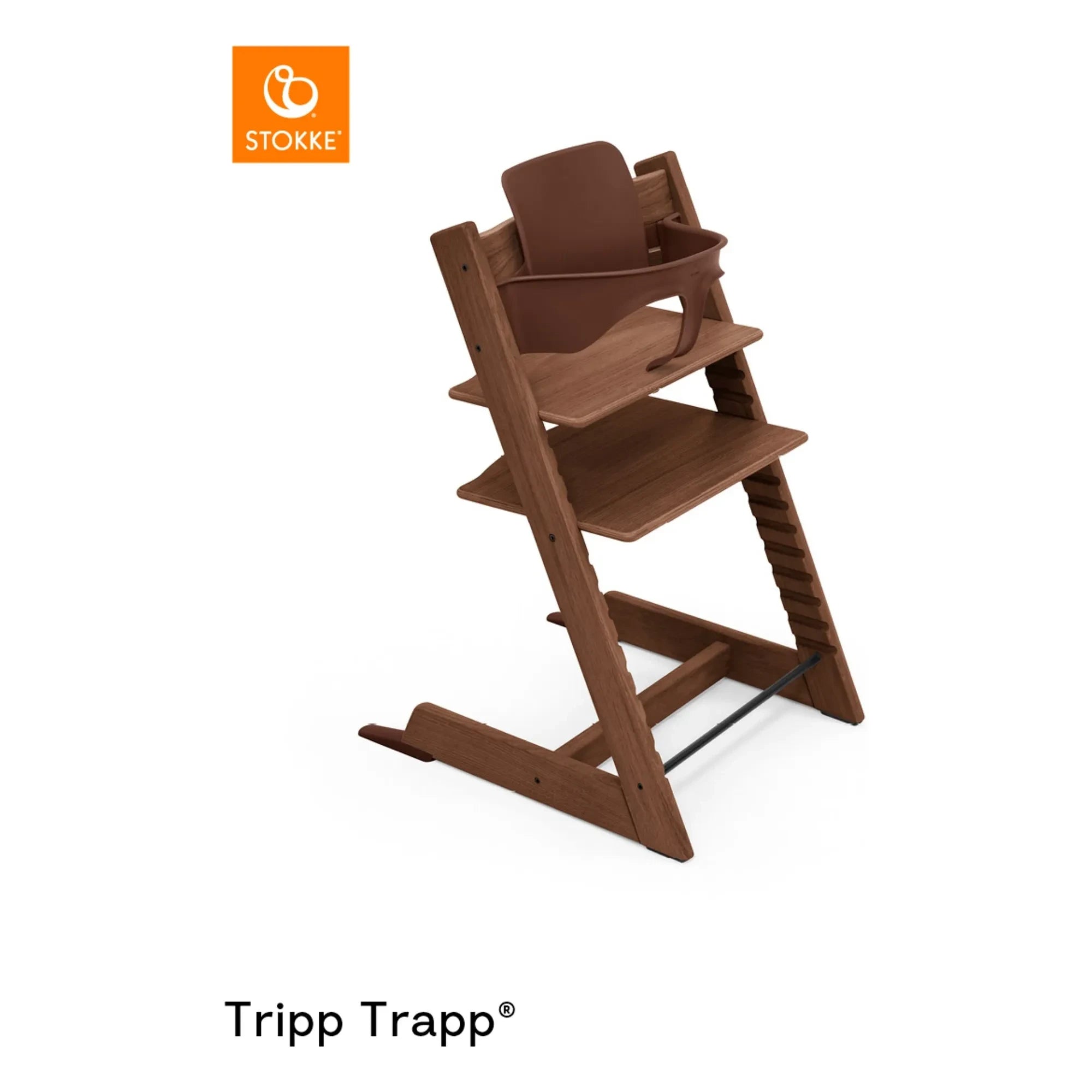 Stokke® - Tripp Trapp® meşe mama sandalyesi | Kahverengi