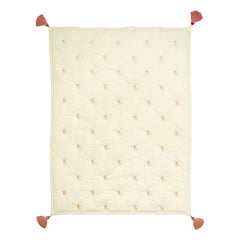 Cam Cam - Bow embroidered blanket | Pink