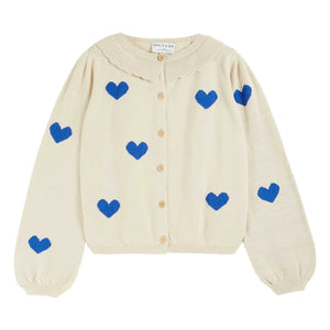 Emile et Ida – Strickjacke Boum aus Bio-Baumwolle | Ecru