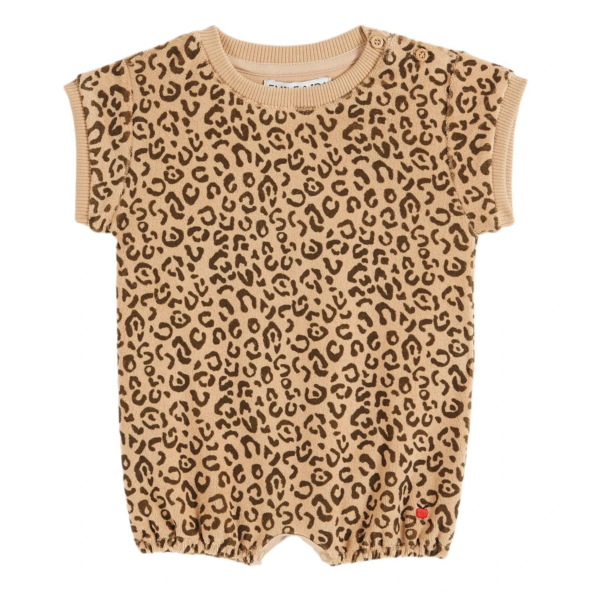 Emile et Ida - Leoparden-Overall | Beige