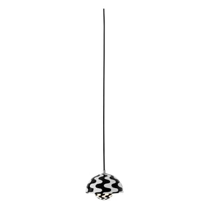& Tradition - Flowerpot VP10 Pendelleuchte, Verner Panton | Schwarz/Weiß