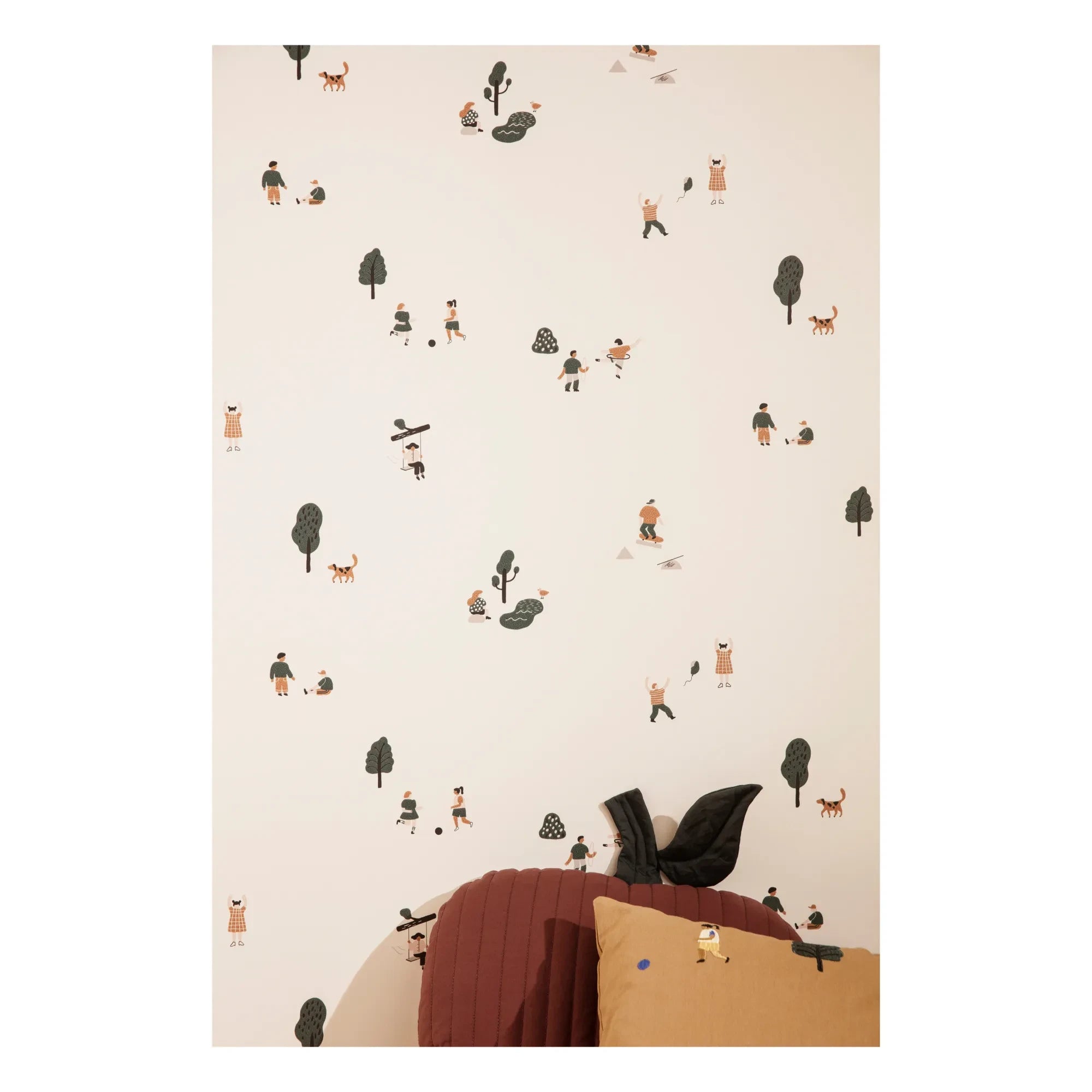Ferm Living Kids - Park Duvar Kağıdı | Kırık beyaz