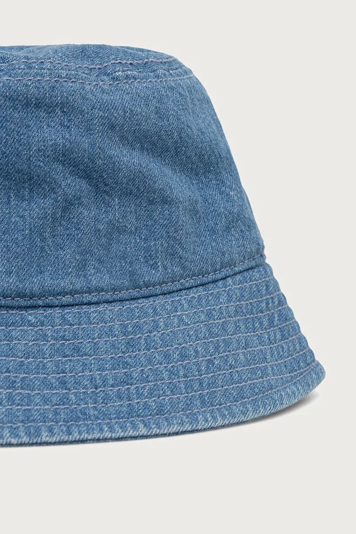 Coach denim kadın bucket şapka