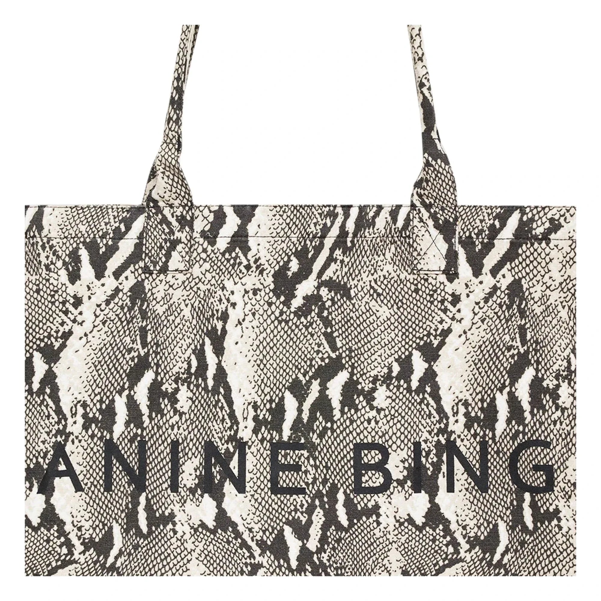 Anine Bing - Léo Python Tote Bag | Grau