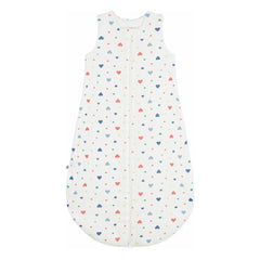 Petit Bateau - Kalp Desenli Uyku Tulumu | Beyaz