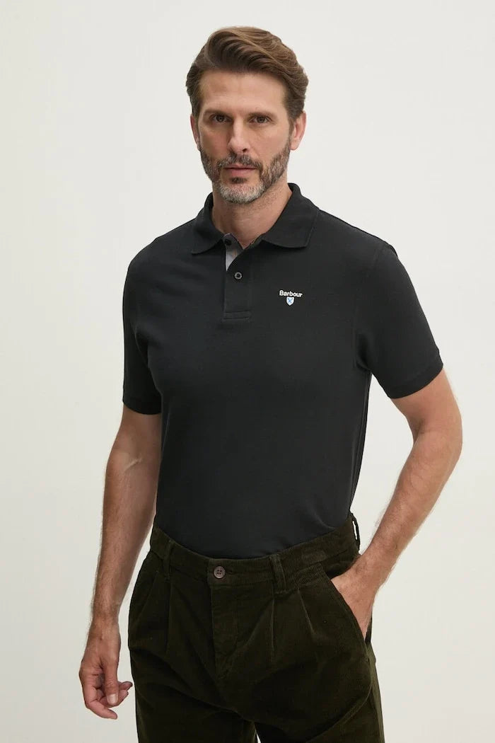 Barbour pamuklu erkek polo yaka tişört