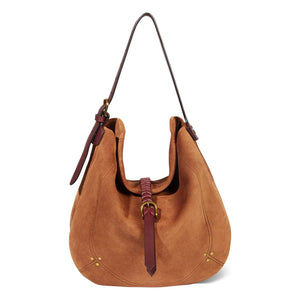 Jérôme Dreyfuss - Bag Luis Velvet Leather | Caramel
