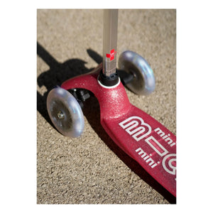 Micro - Mini LED Simli Scooter | Pembe