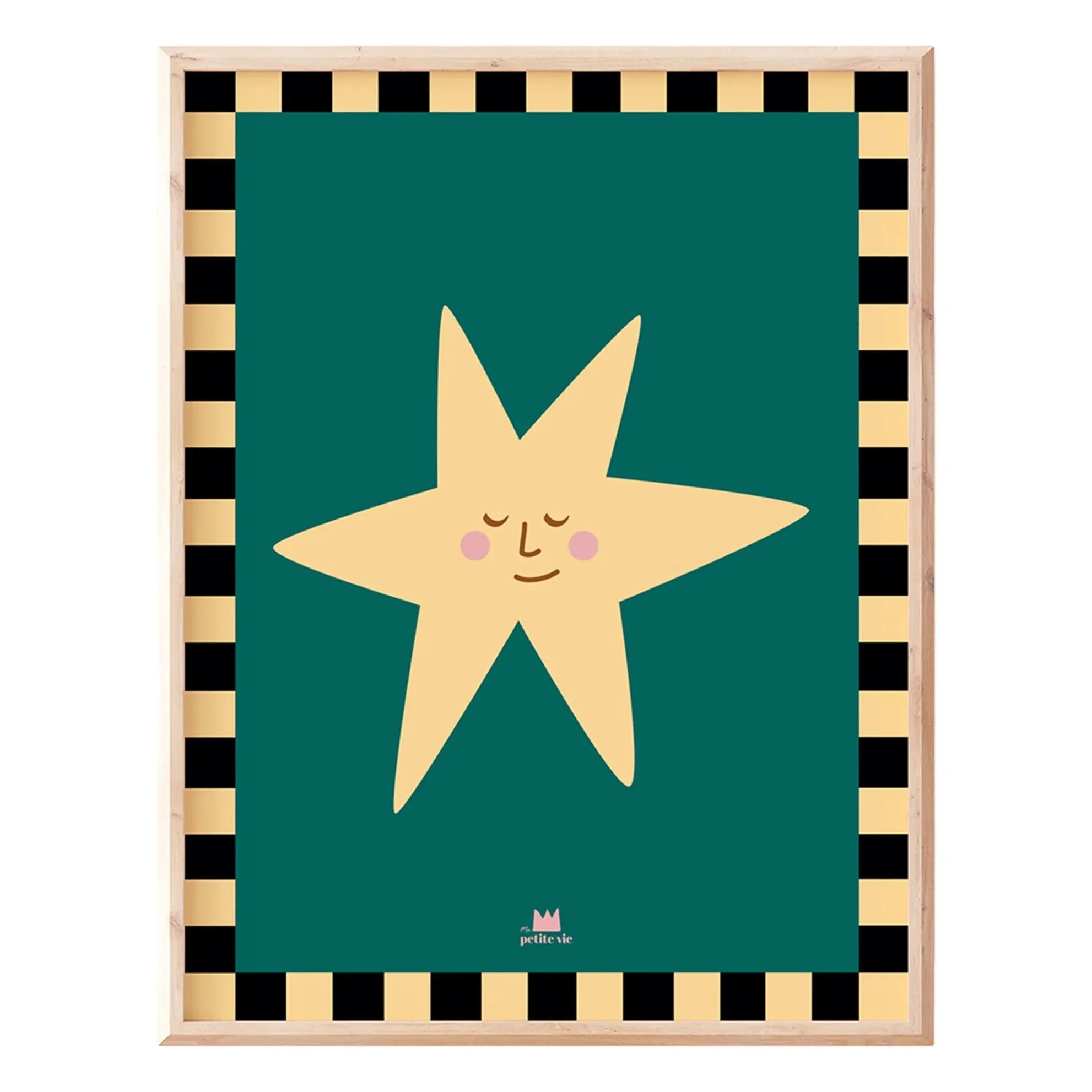Ma petite vie - Pop Star Poster | Dunkelgrün