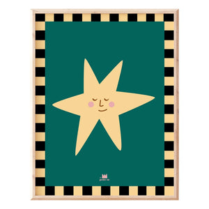 Ma petite vie - Pop Star Poster | Dunkelgrün