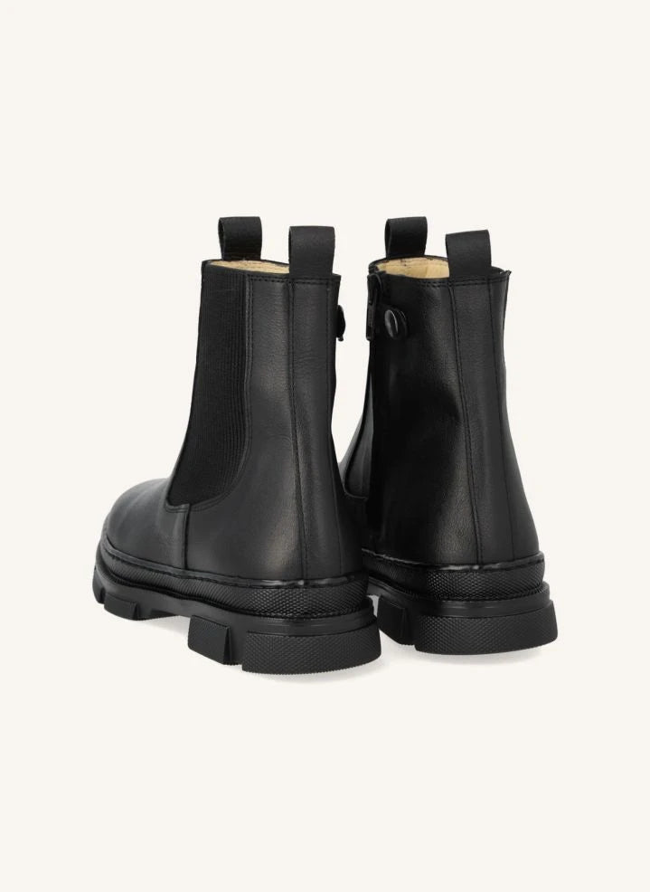 Angulus - Schwarze Leder-Chelsea-Boots | Schwarz
