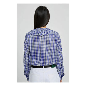 Laurence Bras - Annie Baumwollbluse | Blau