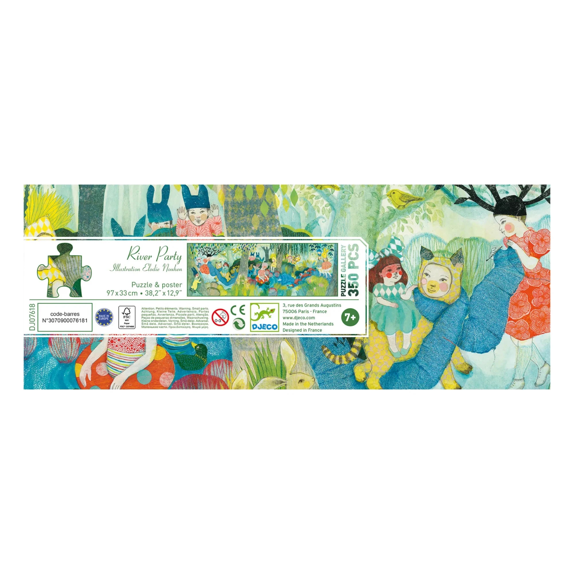 Djeco - River Parça Puzzle - 350 Parça