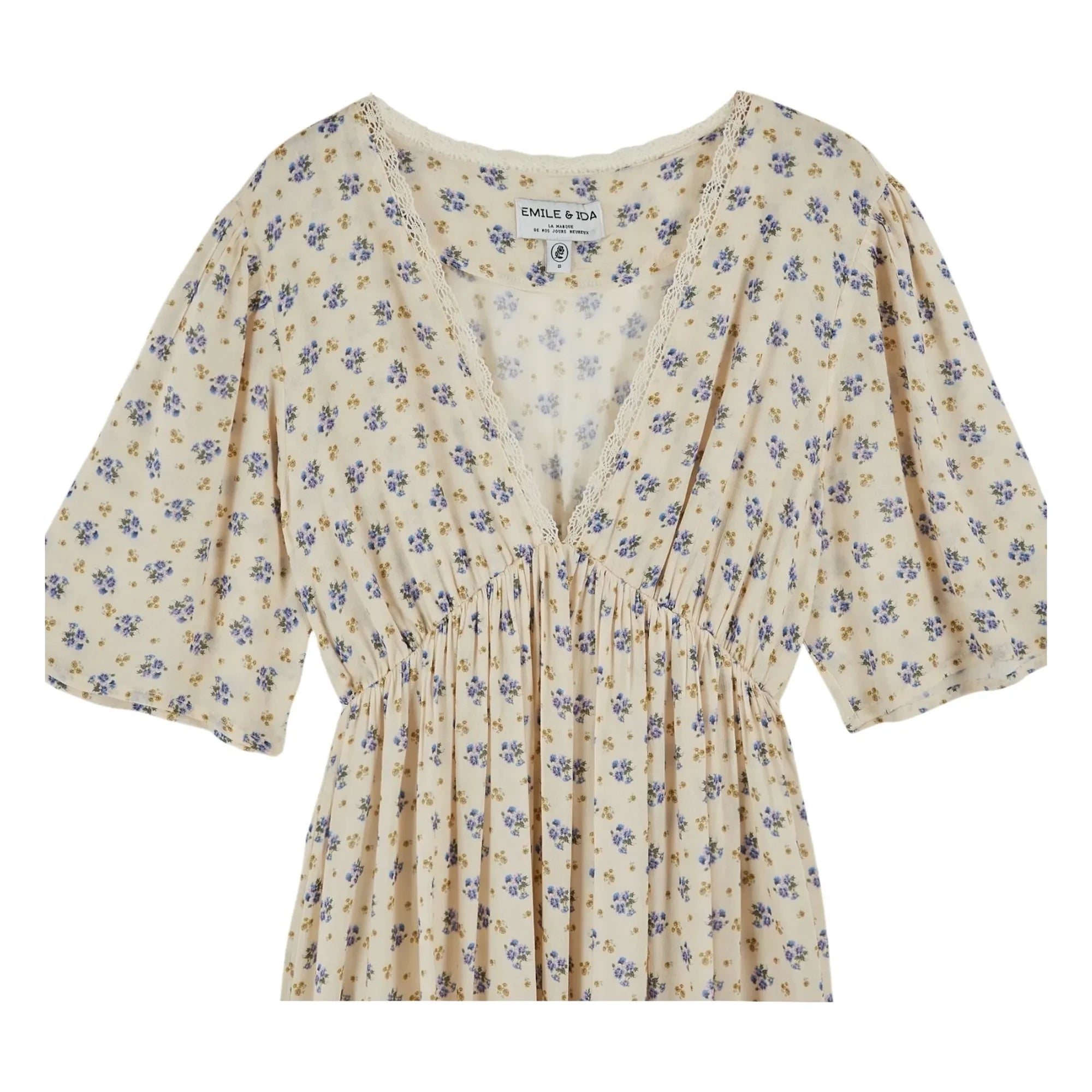 Emile et Ida - Dovary Kleid | Blau
