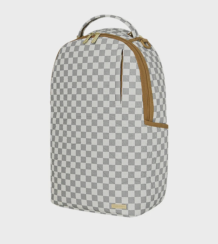 Sprayground - Graff Kabartmalı Kareli Sırt Çantası