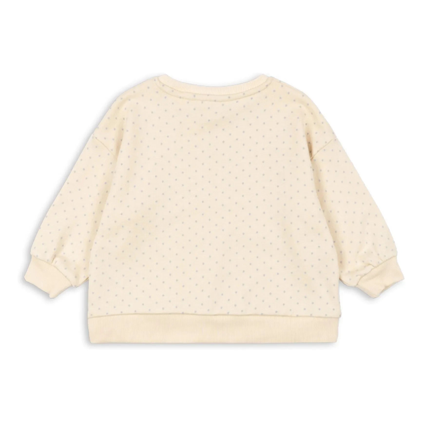 Konges Sløjd - Organik Pamuk Loupy Pois Sweatshirt | Ekru